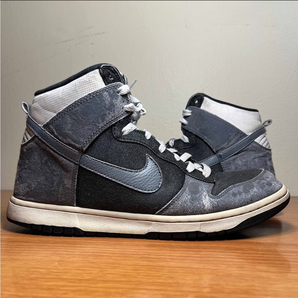 Nike Other - Nike Dunk High Grey Denim